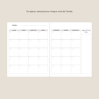 L'agenda "De Fajr à Icha" - Version papier