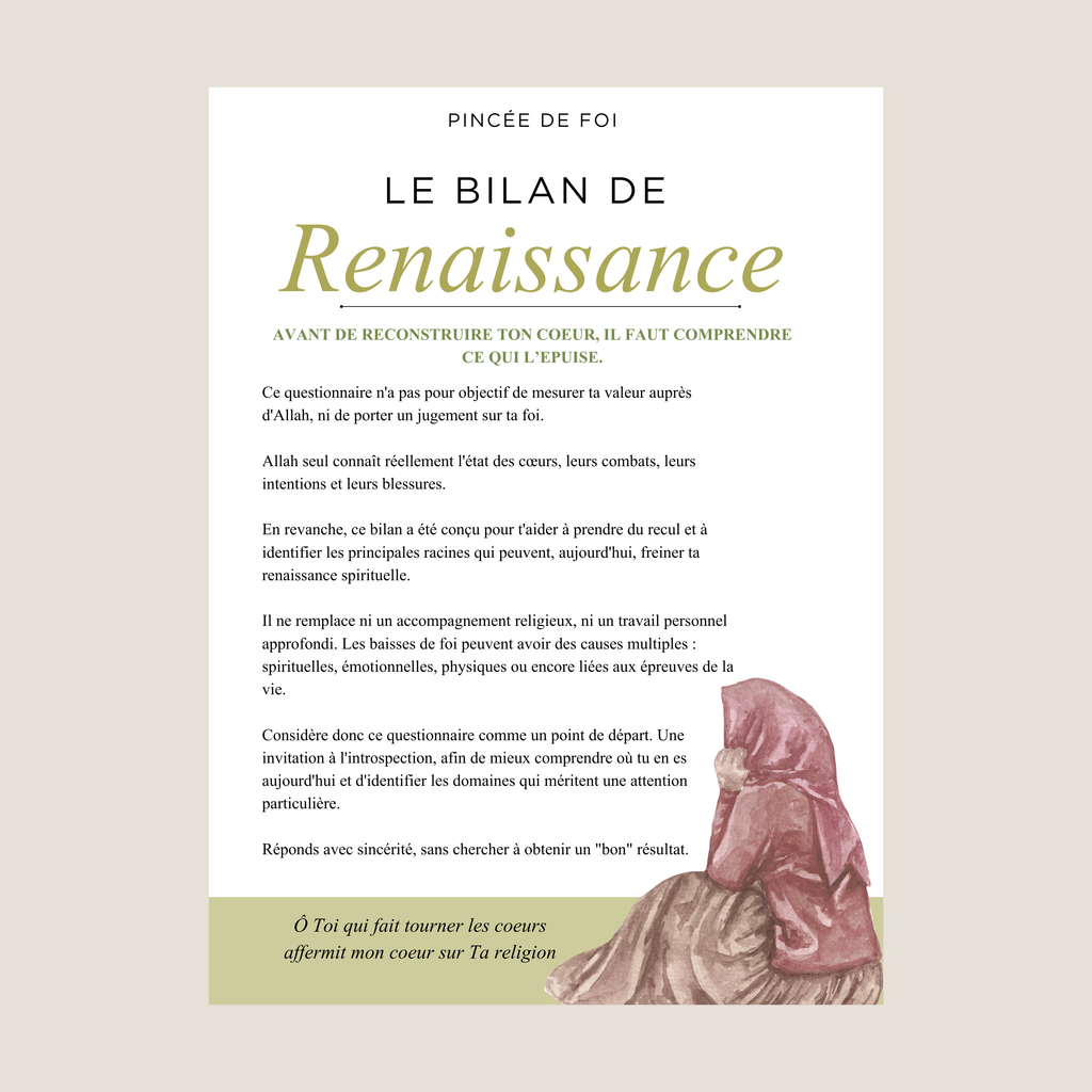 Le bilan de renaissance
