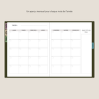 L'agenda "De Fajr à Icha" - Version digitale (PDF pour tablette)